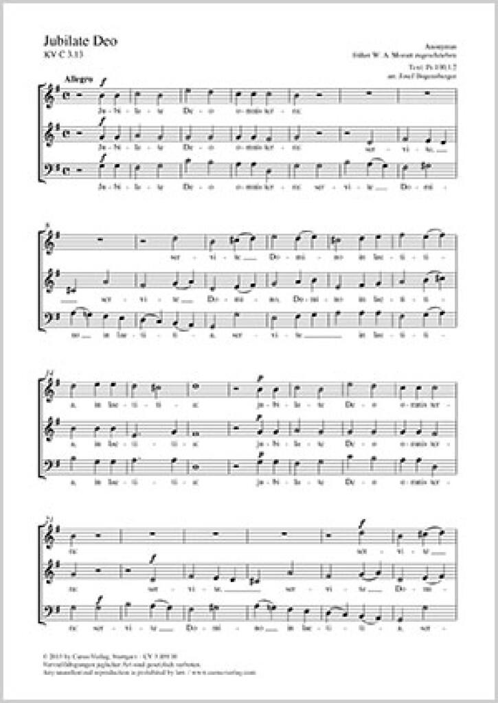 Jubilate Deo
